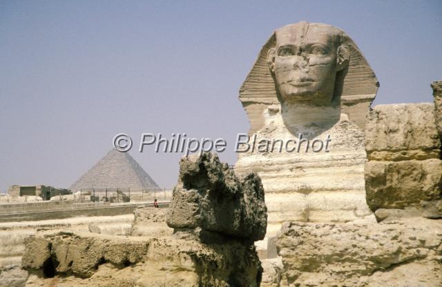 egypte 04.JPG - Sphinx de GizehLe Caire, Egypte